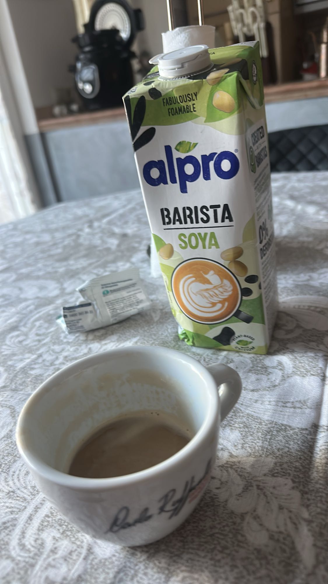 Cafea cu lapte soia