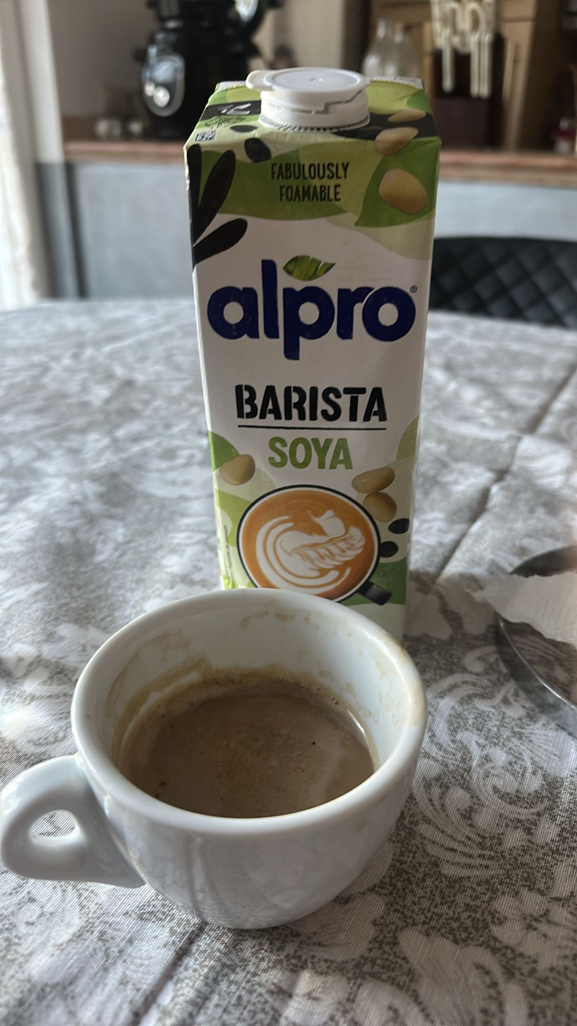 Cafea cu lapte de soia