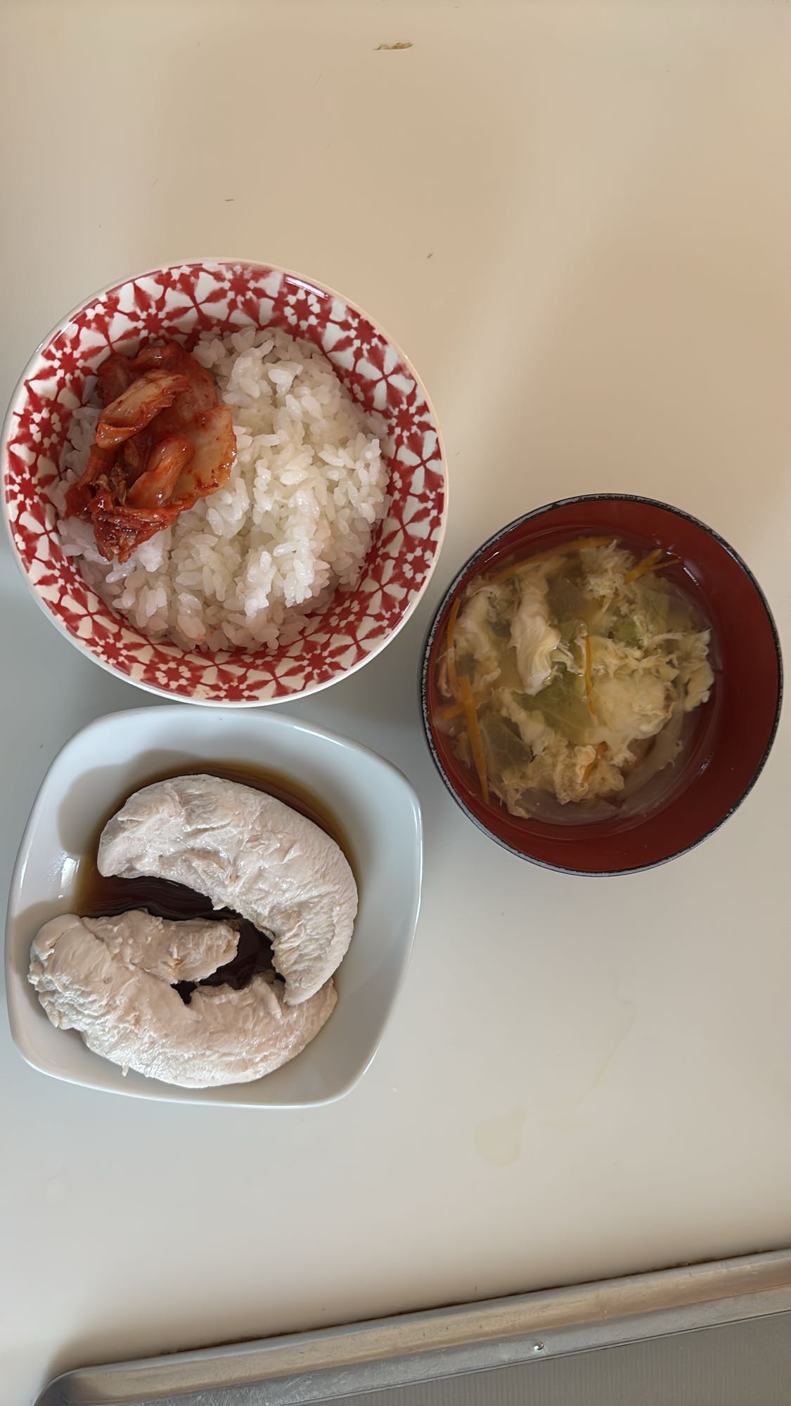Chicken rice soup set
