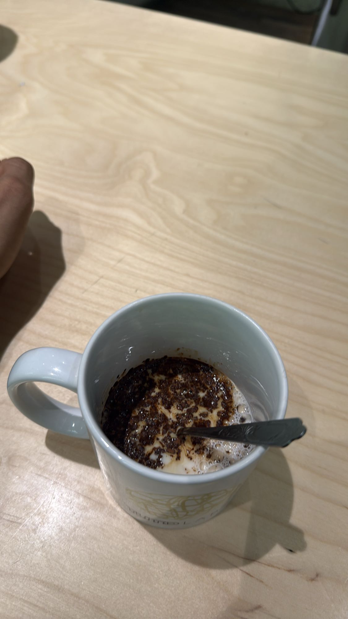 Instant coffee with milk