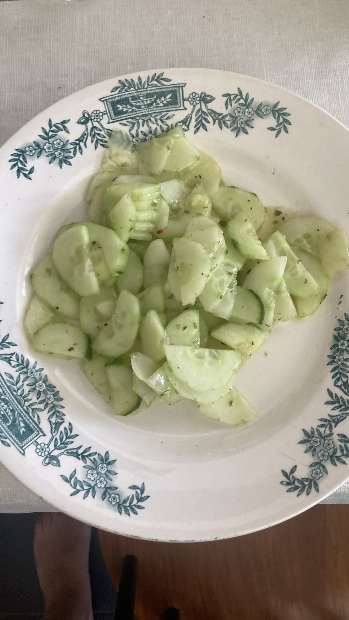 salade de concombre