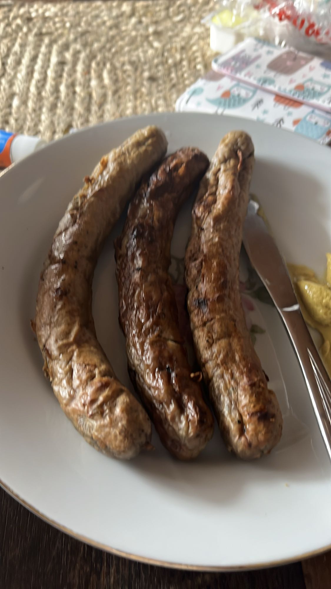Gegrillte Würstchen
