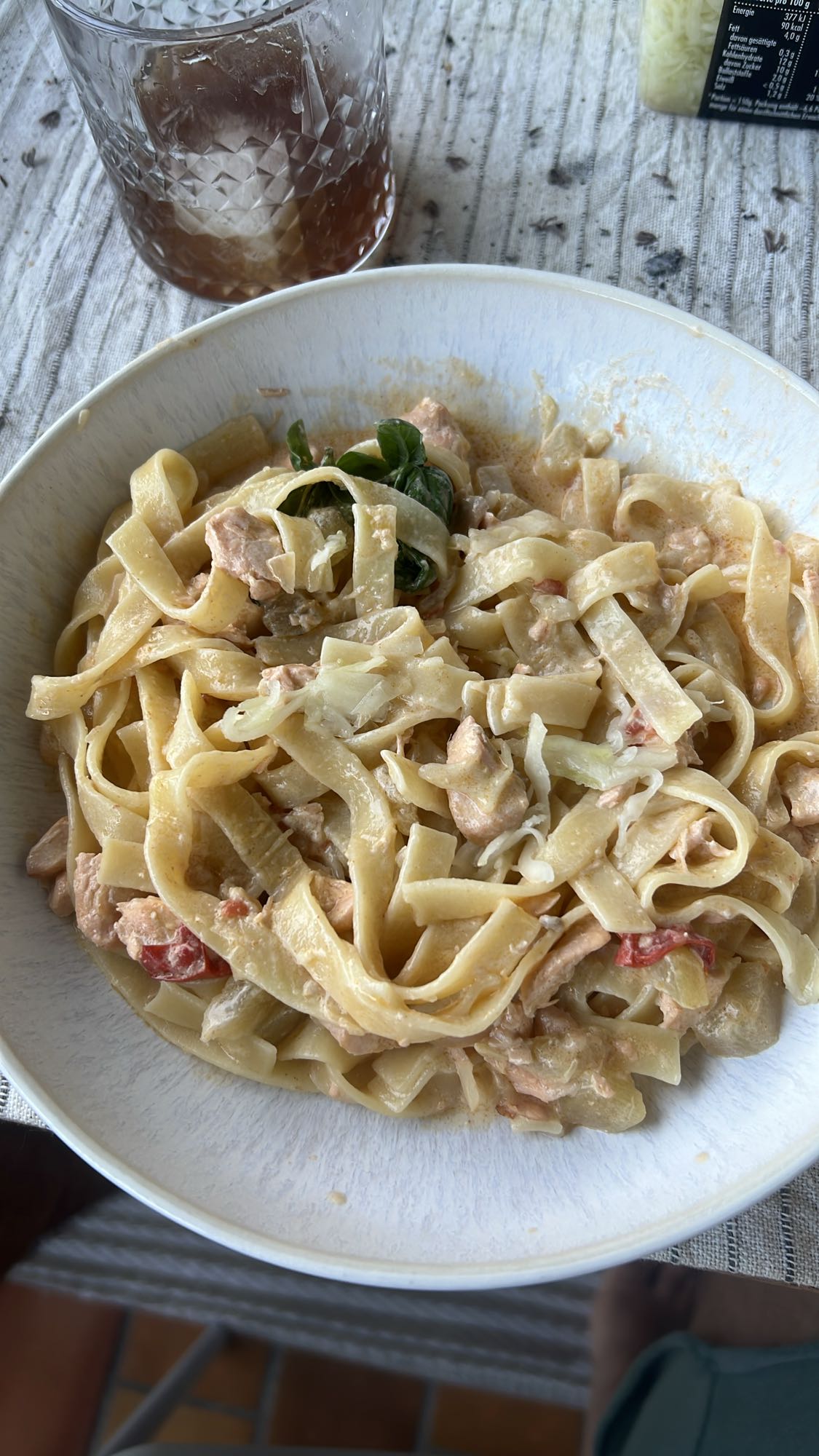 Tagliatelle mit Lachs