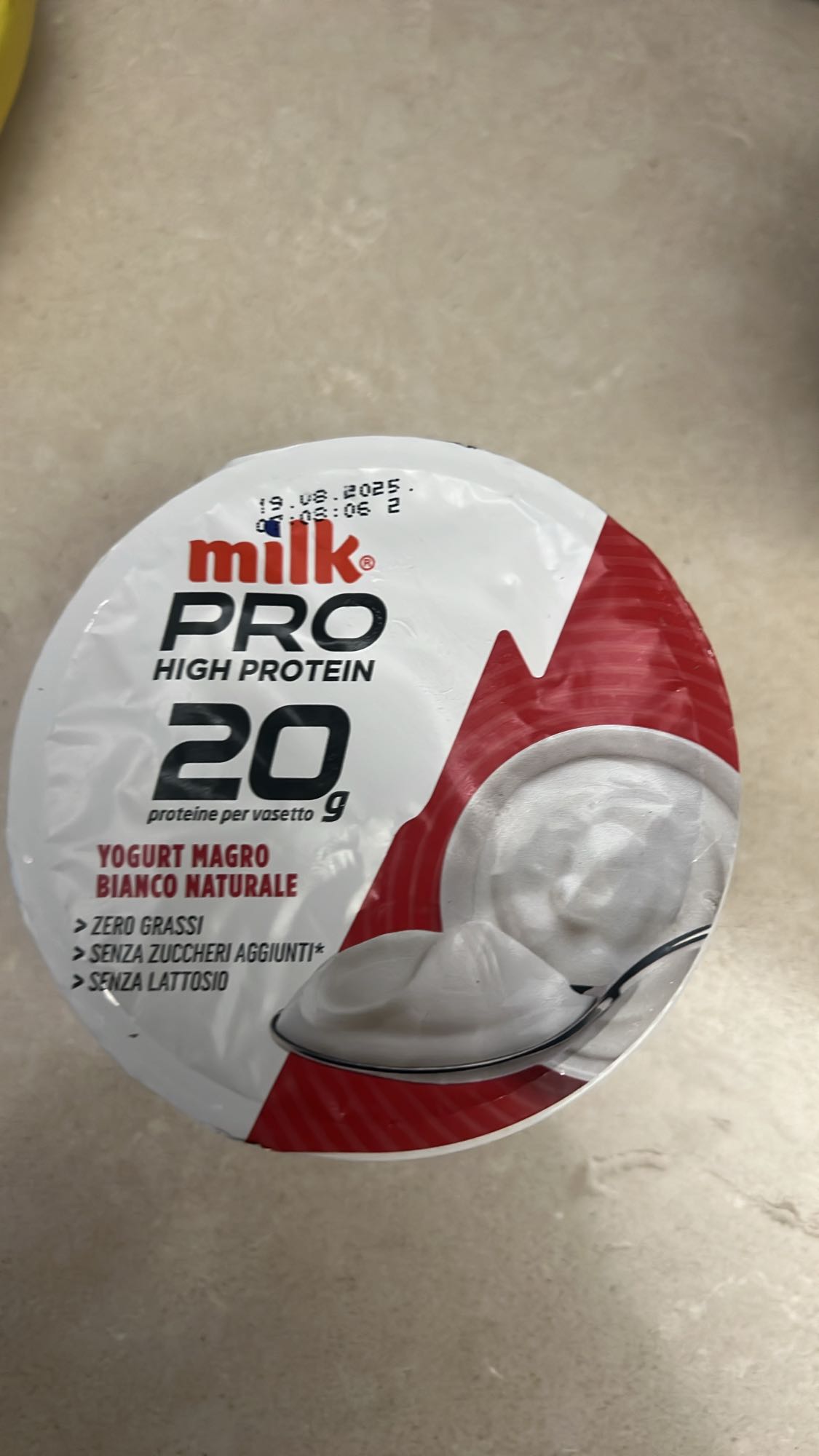 Yogurt magro proteico