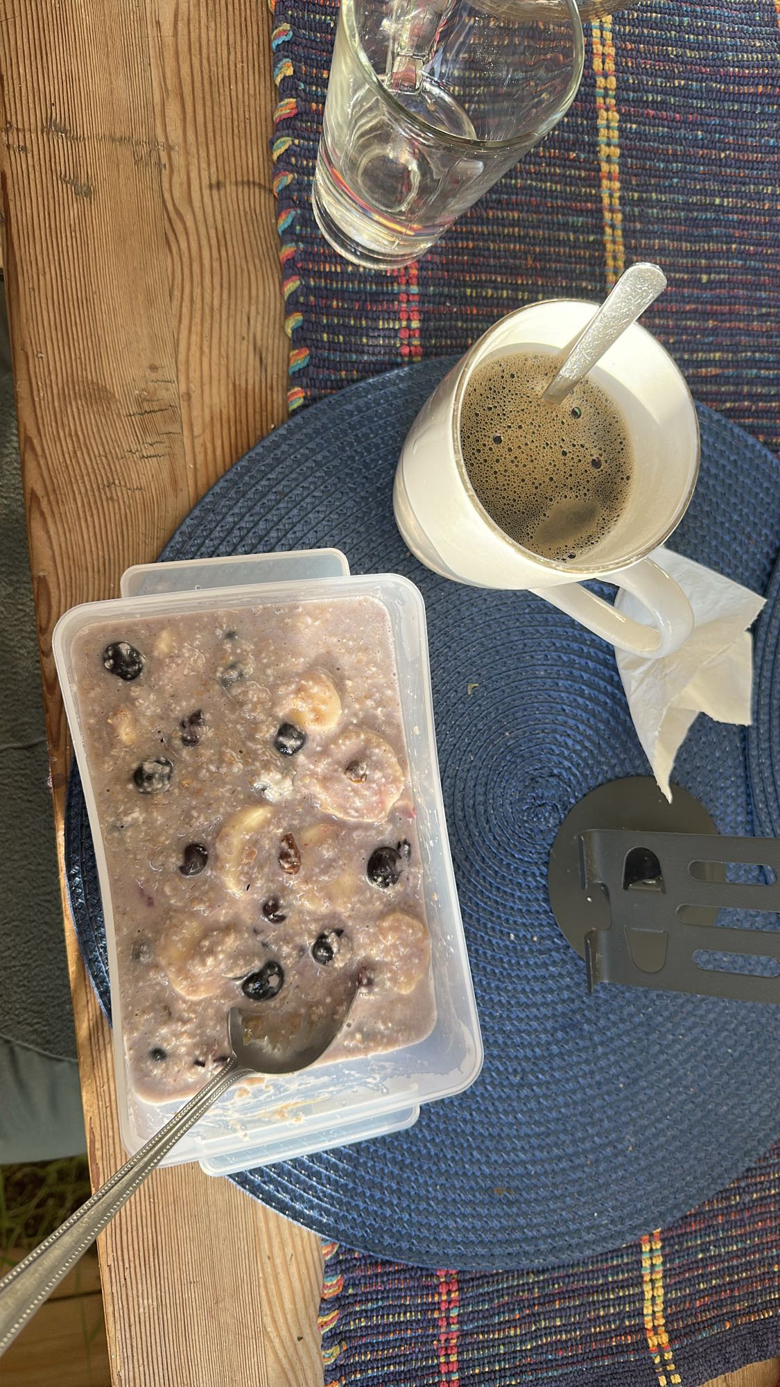 Havregrynsgröt med frukt