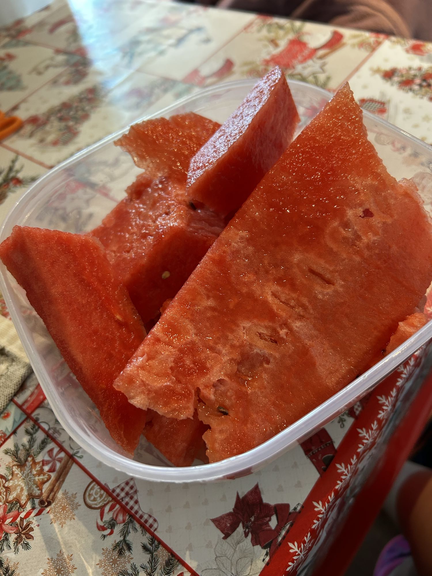 Felii de pepene roșu