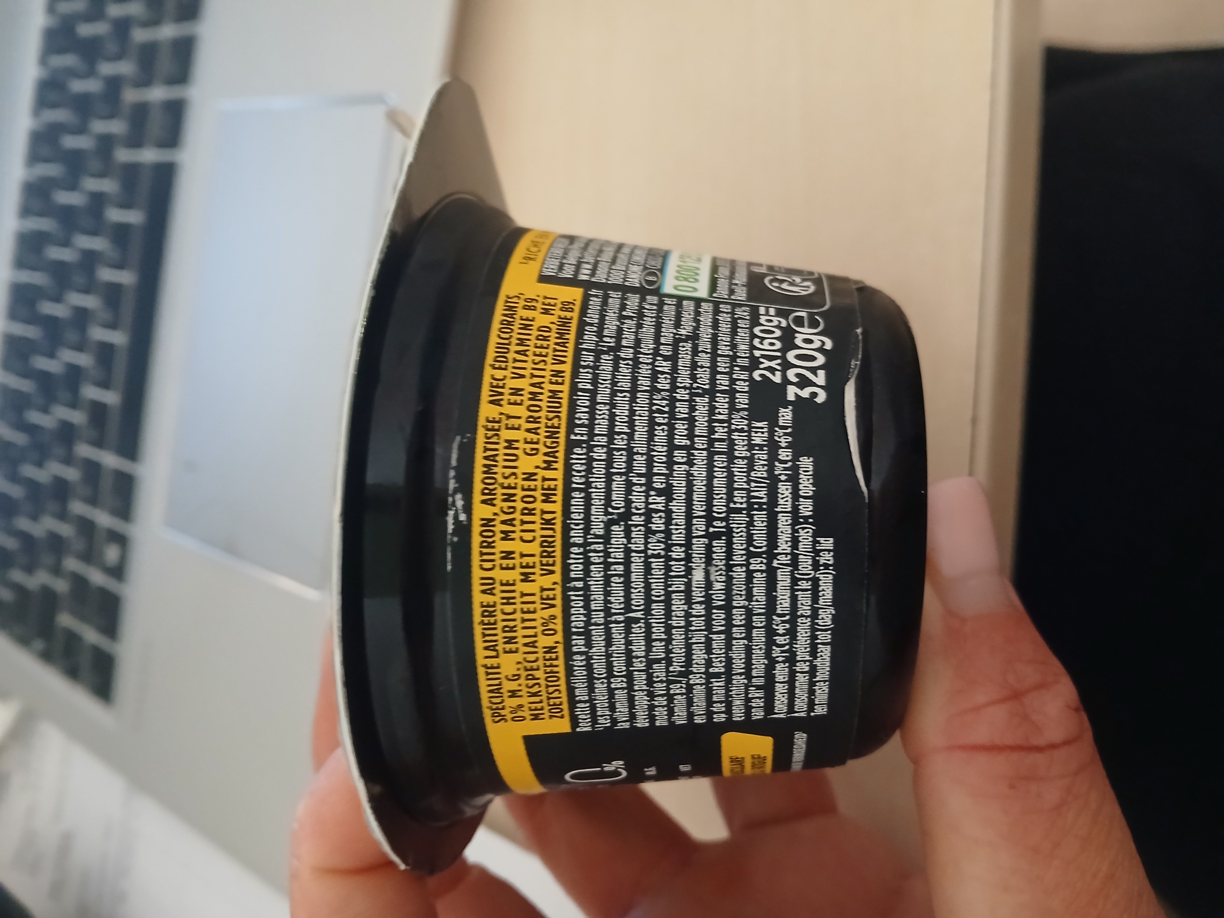 yaourt citron allégé