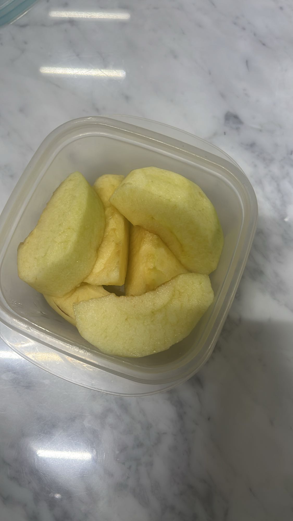 Pommes tranchées