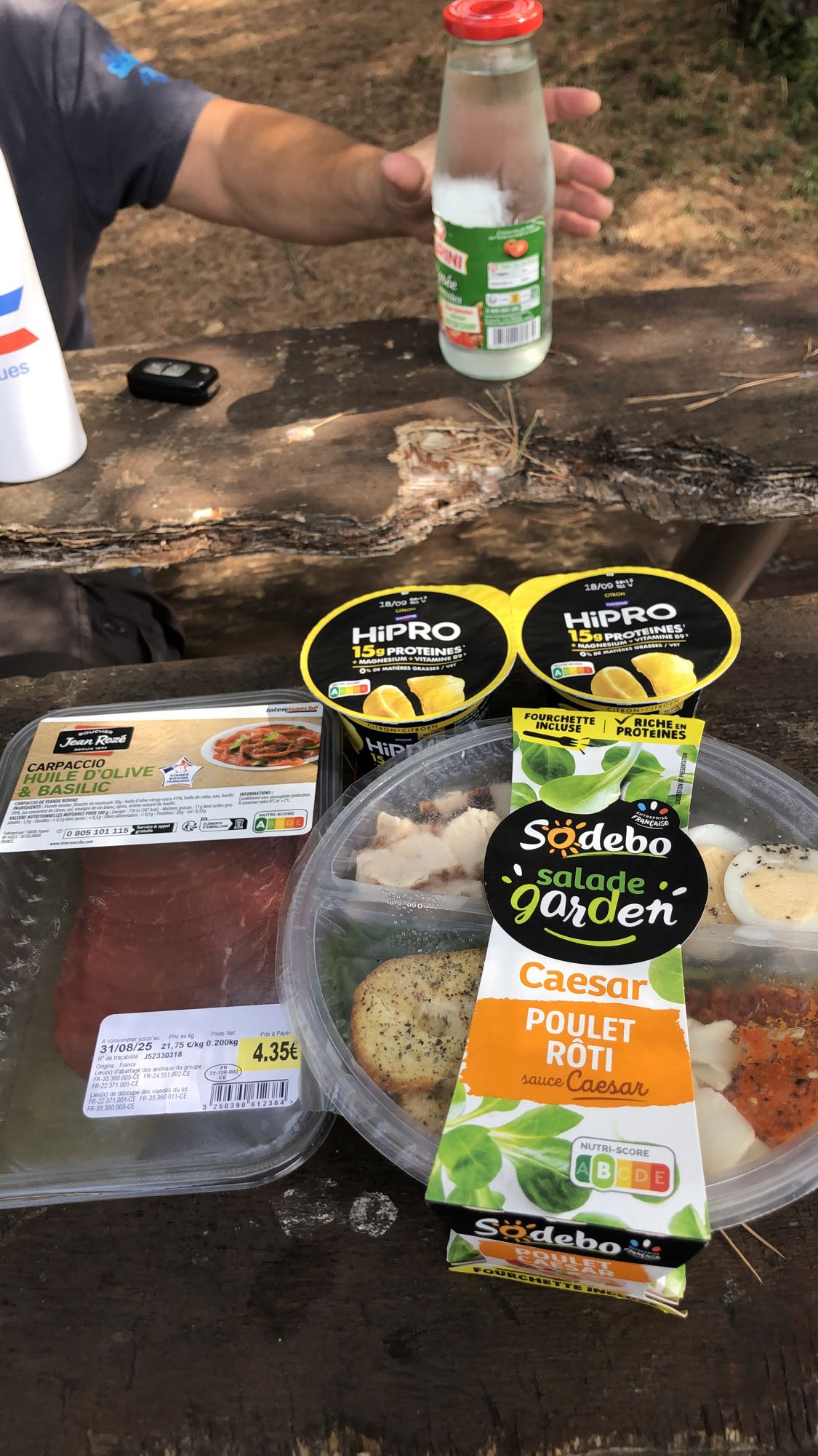 Déjeuner pique-nique protéiné