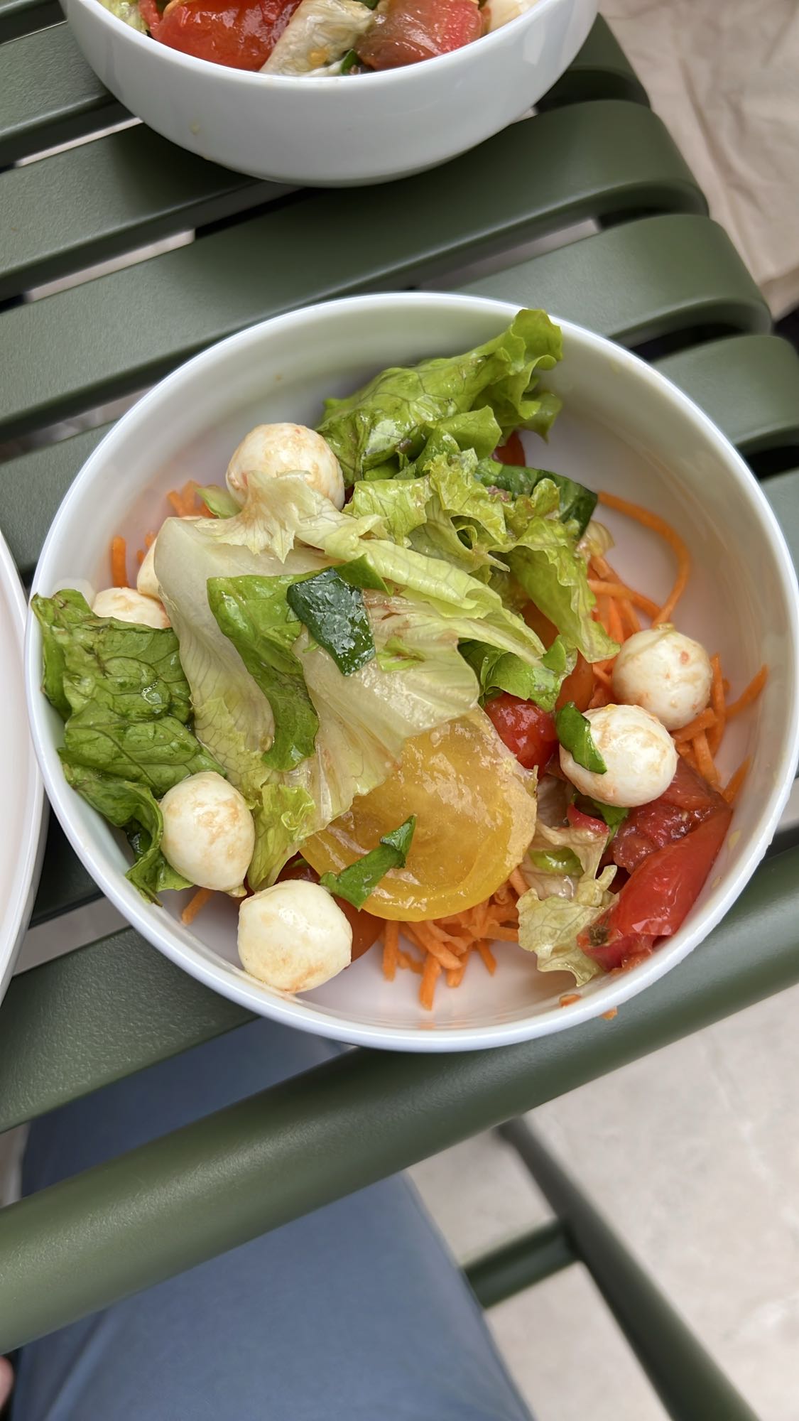 Salade fraîche mozzarella