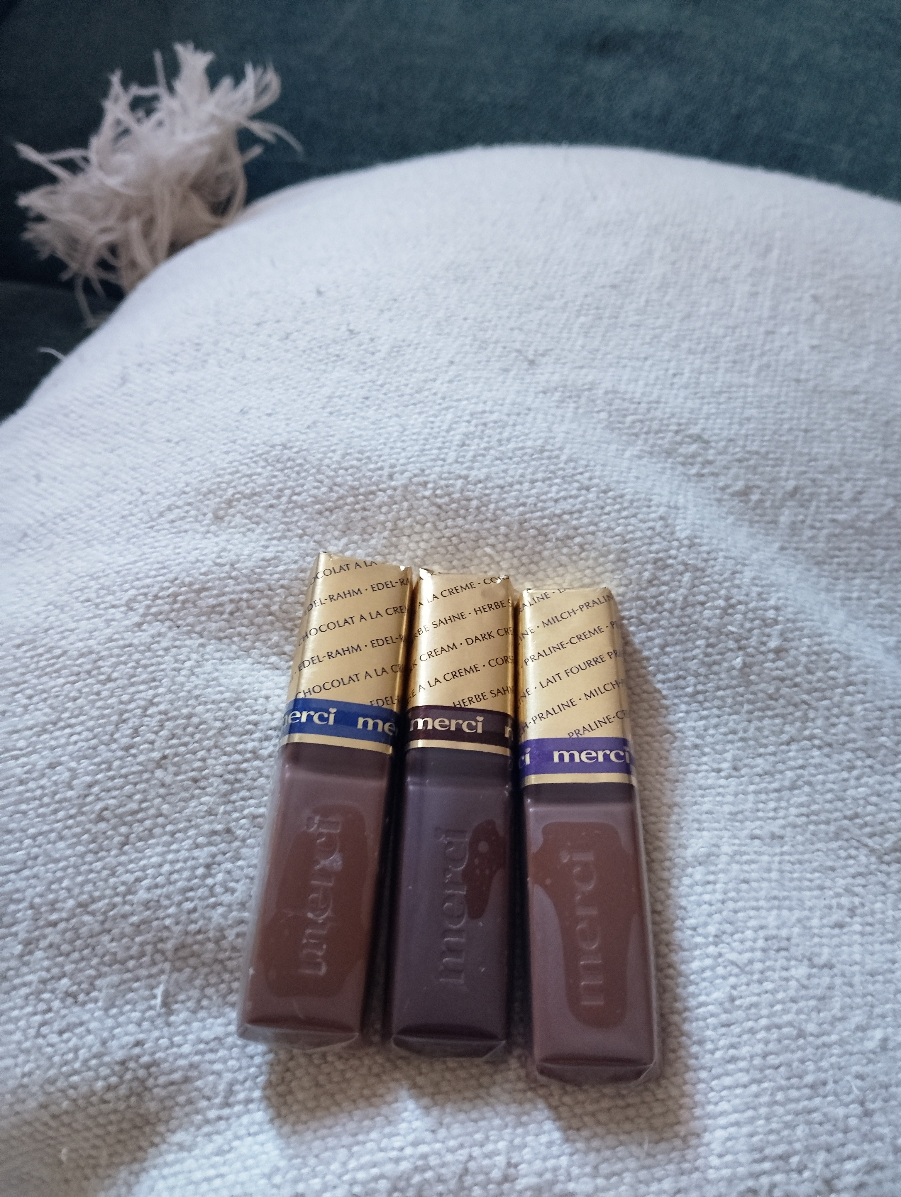 Merci chocolate trio
