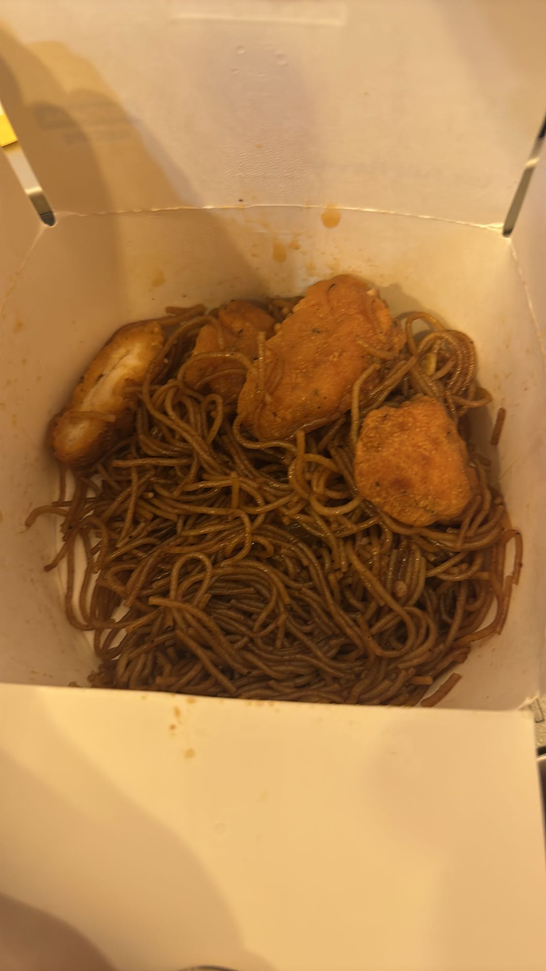 Tăiței cu pui prăjit