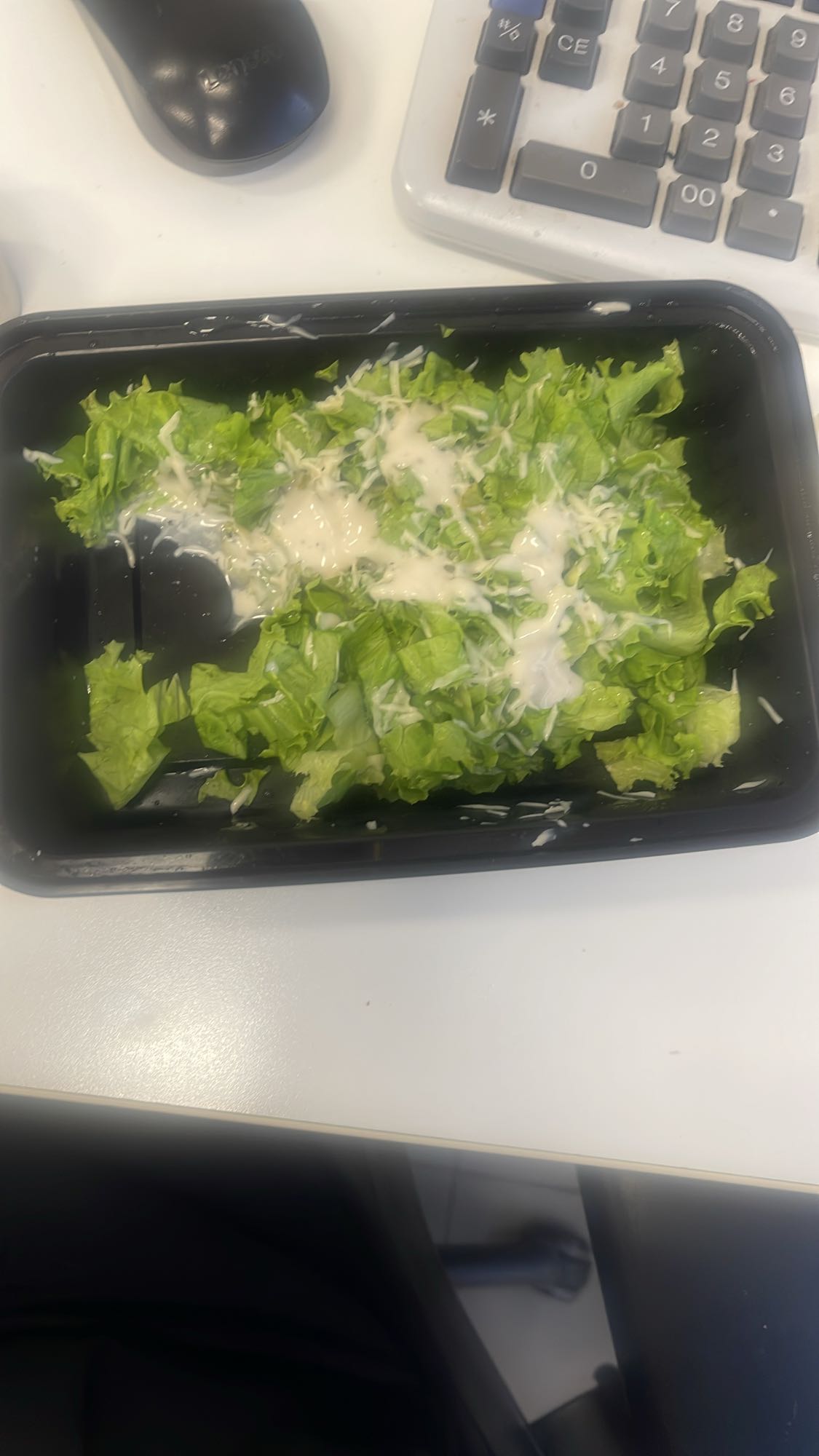 ensalada sencilla con aderezo
