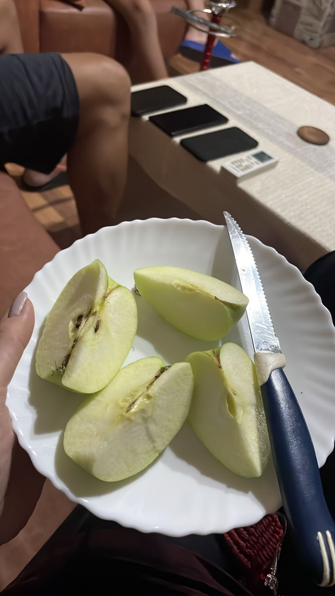 Sliced Green Apple