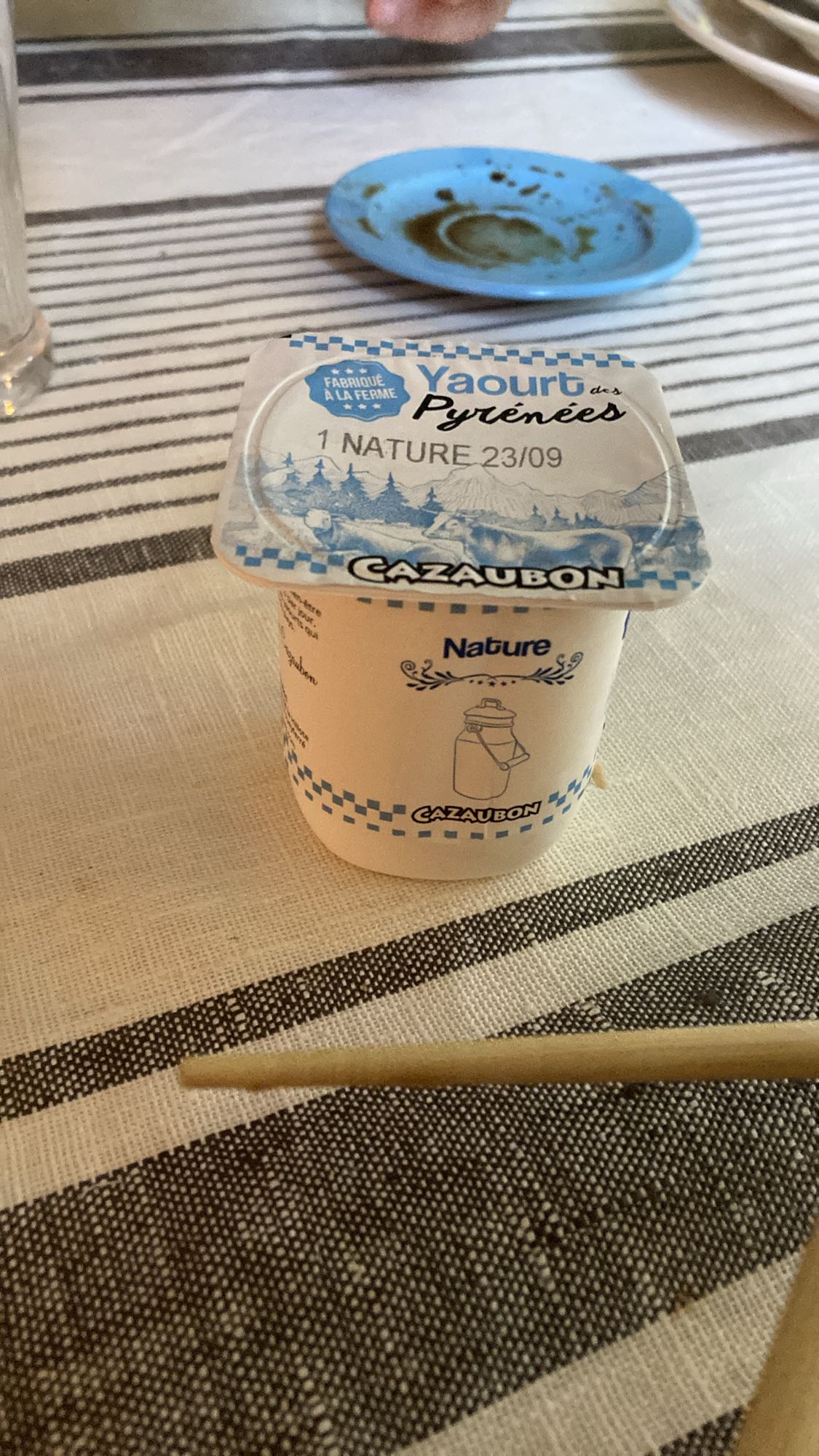 Yaourt nature fermier