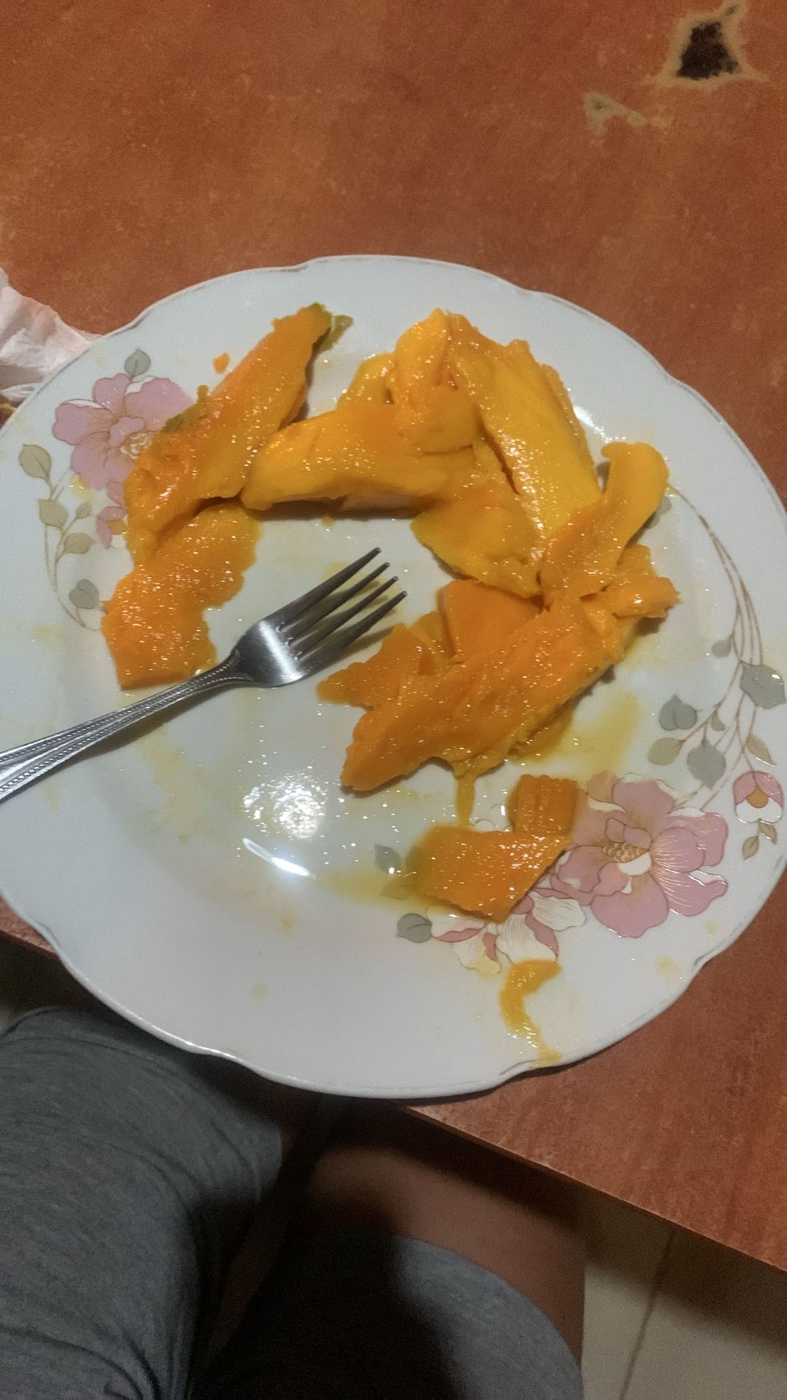 Sliced Mango Plate