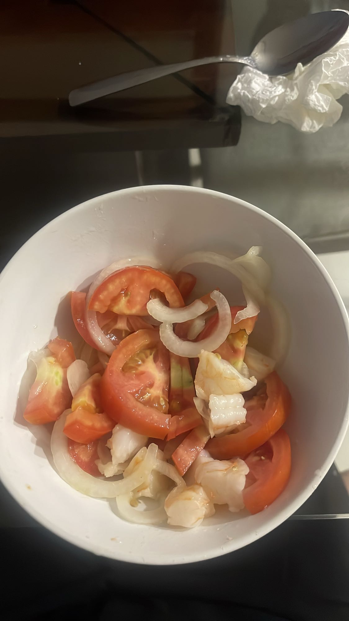 ensalada de camarón