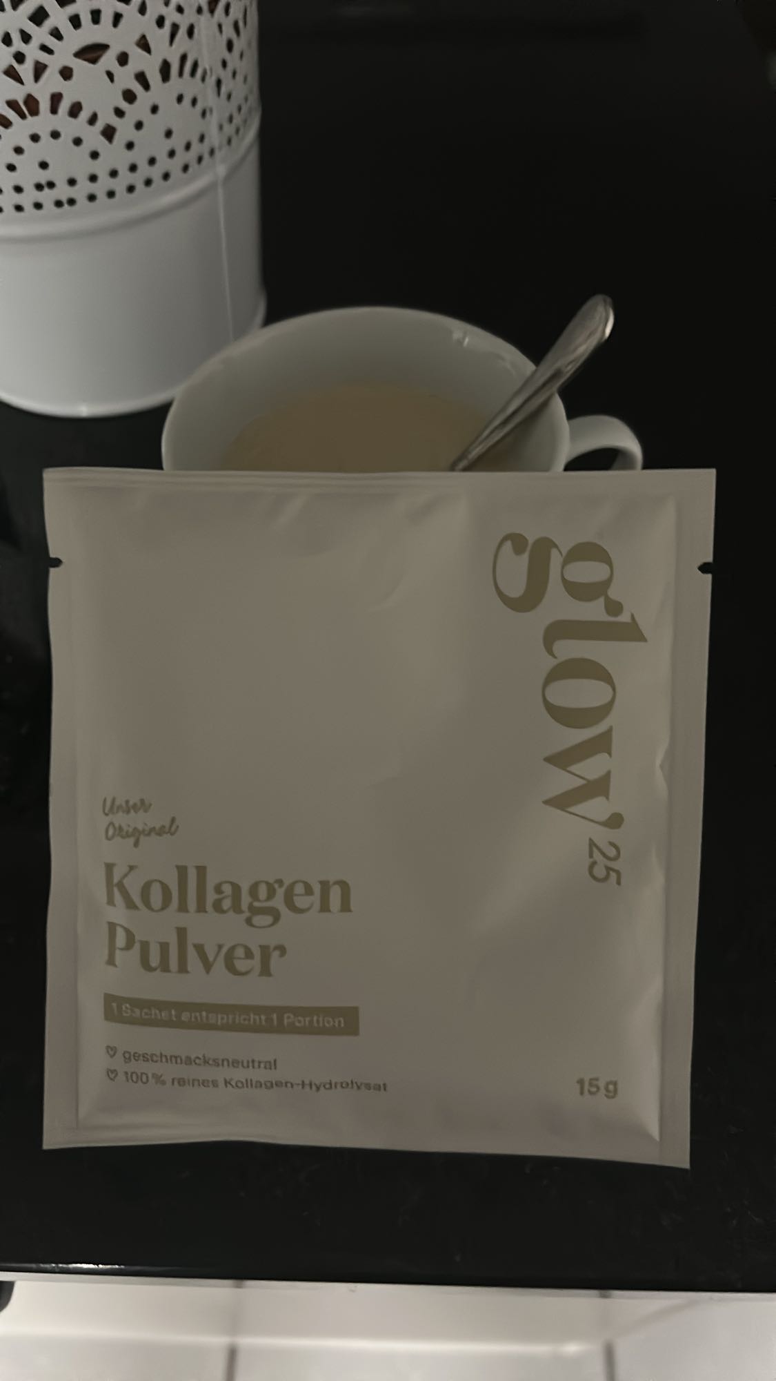 Kollagen Pulver Getränk