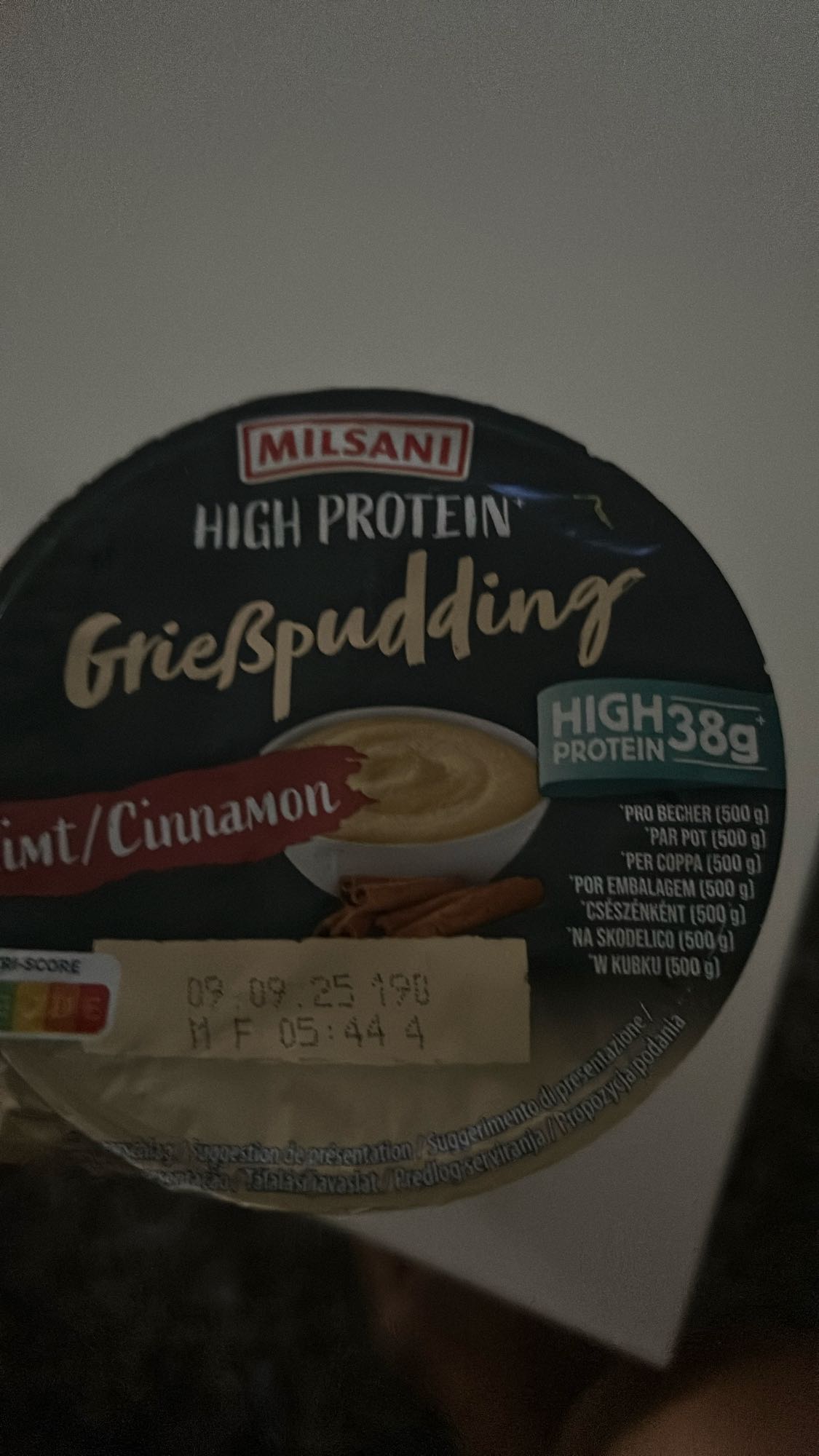 Grießpudding Zimt