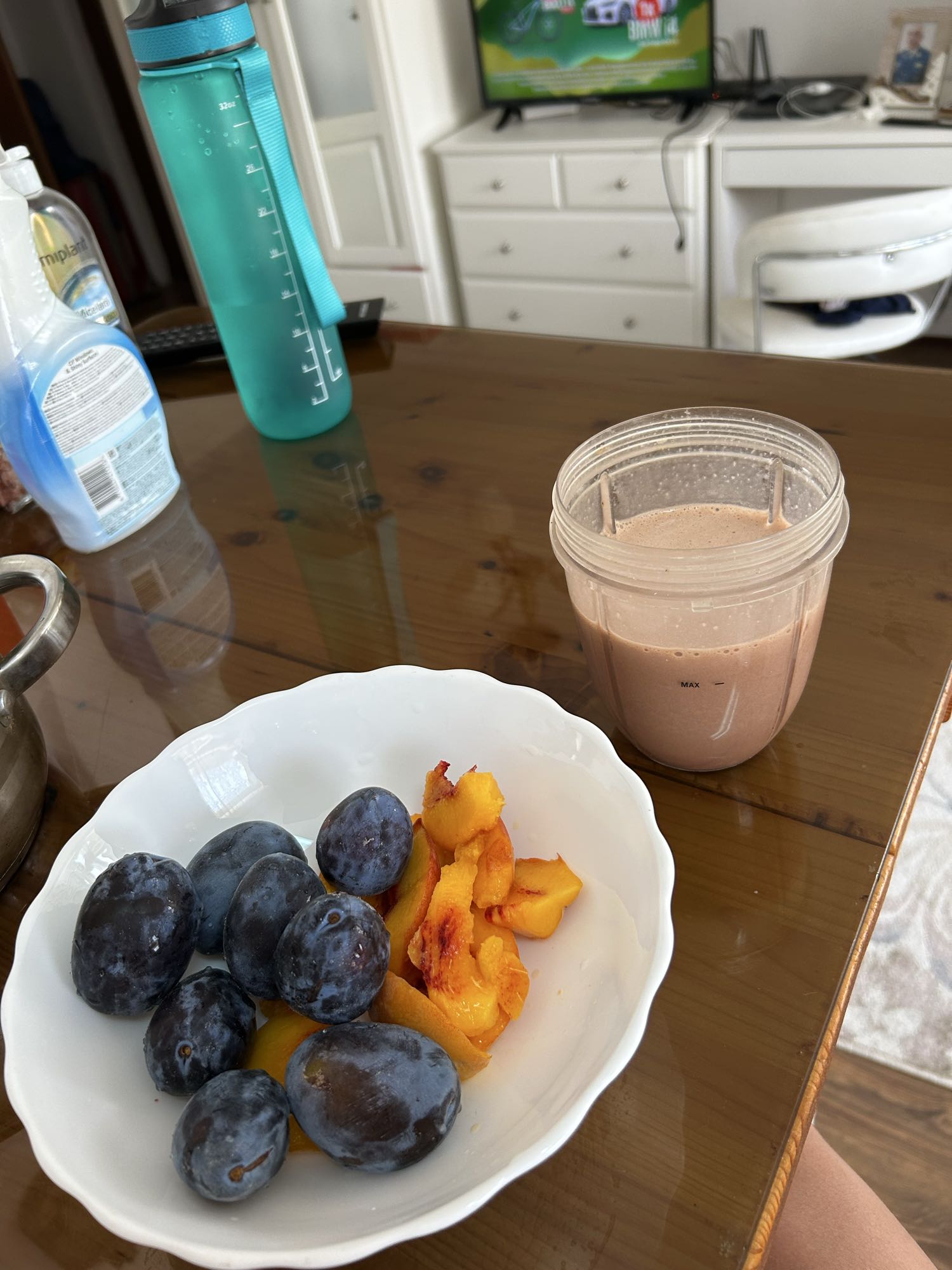 Gustare shake proteic cu fructe