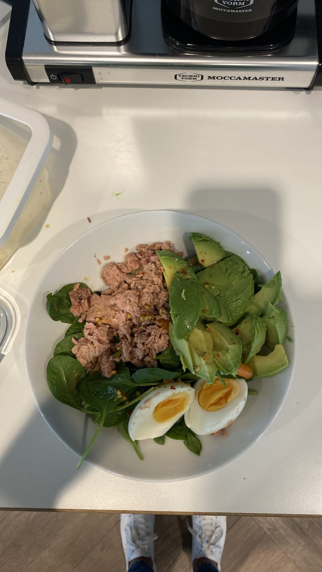 Tonfisksallad med ägg