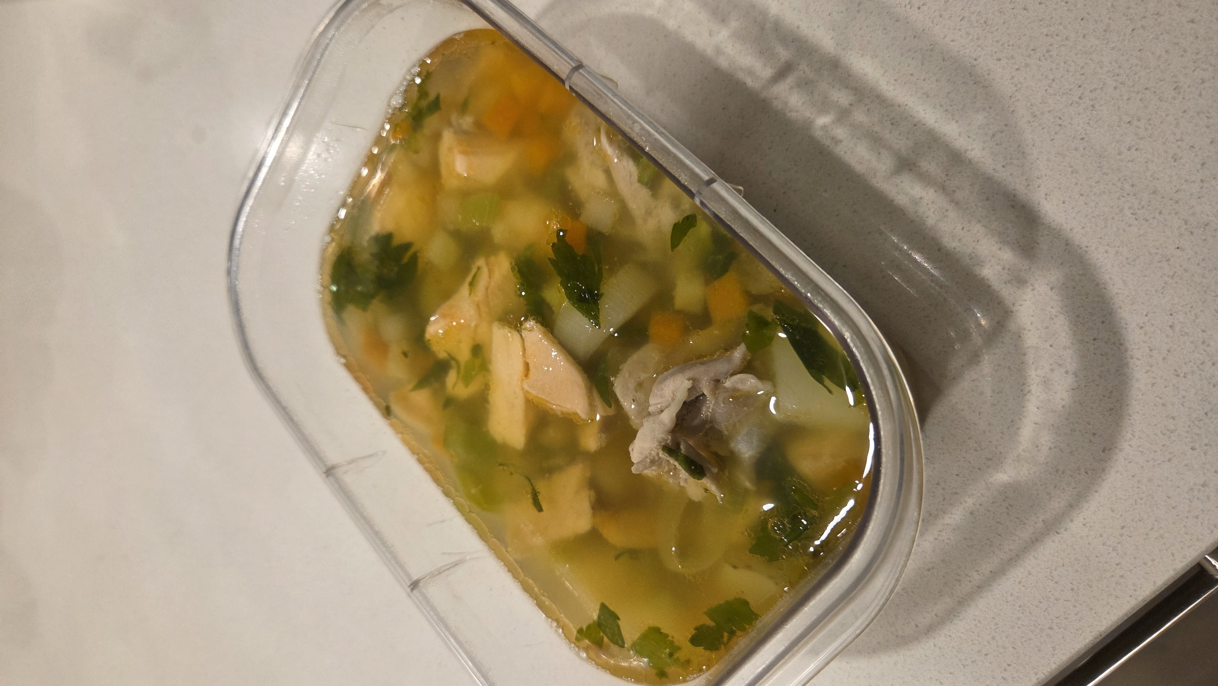 Chicken veggie soup