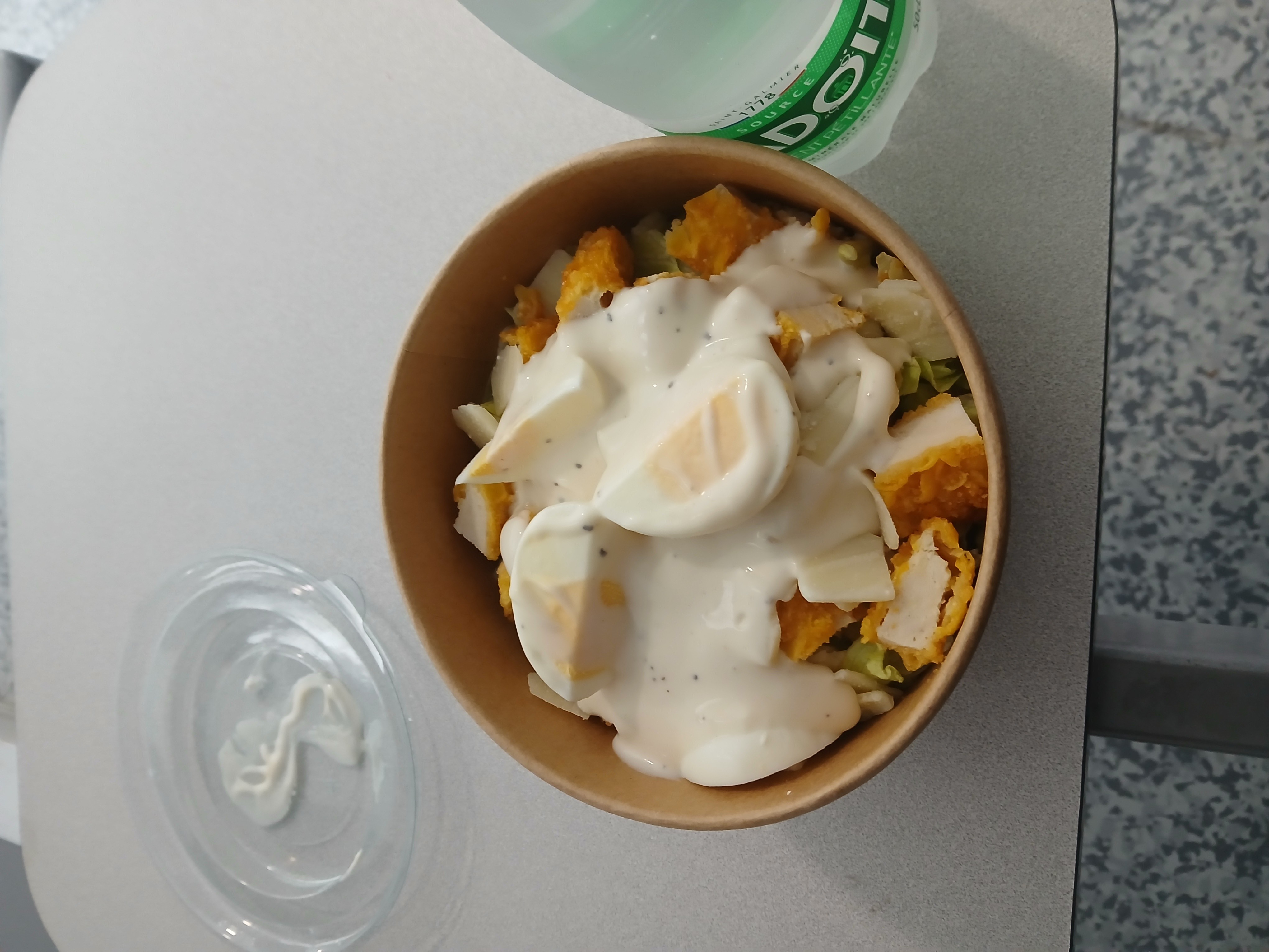 Salade poulet croustillant