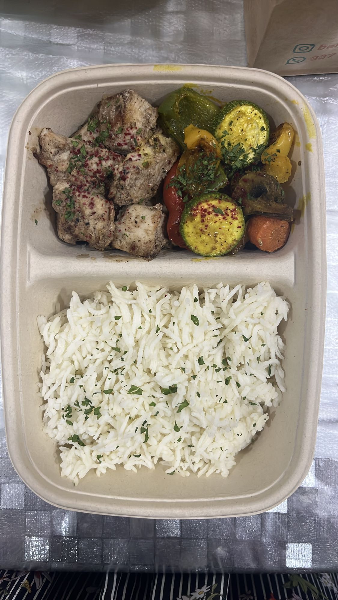 Chicken Rice Veggie Bowl