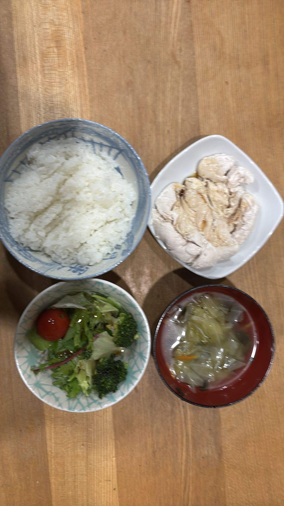 鶏むね肉定食
