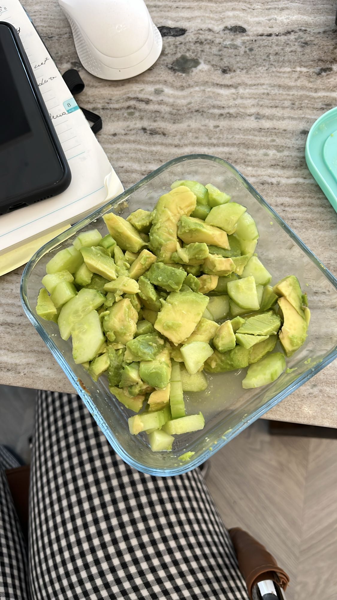 Avocado Cucumber Salad