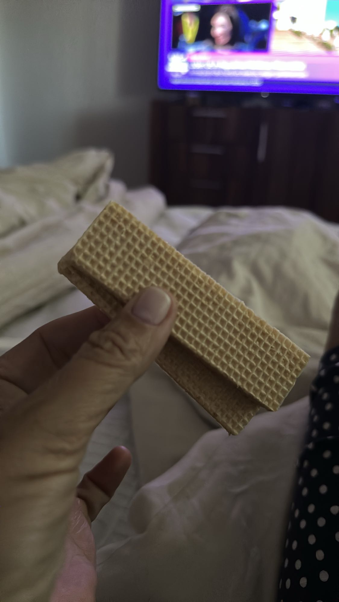 Vanilla wafer snack