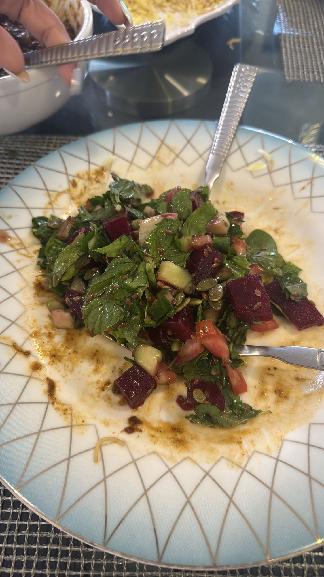 Beet Mint Salad