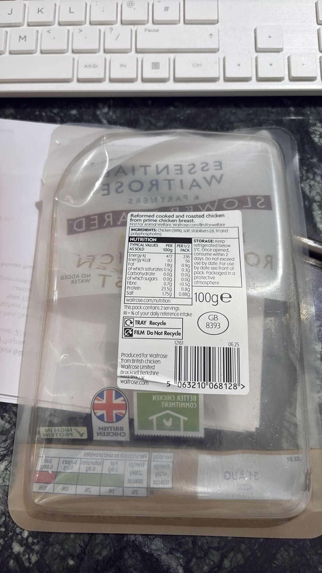 Roast Chicken Slices