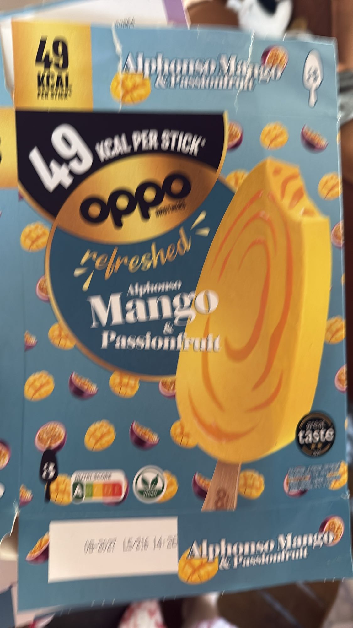 Mango passievrucht ijsje
