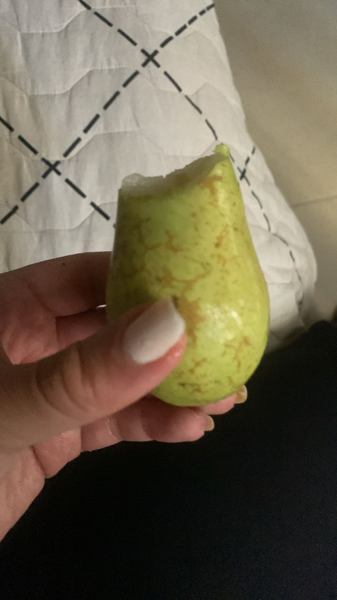 Fresh green pear