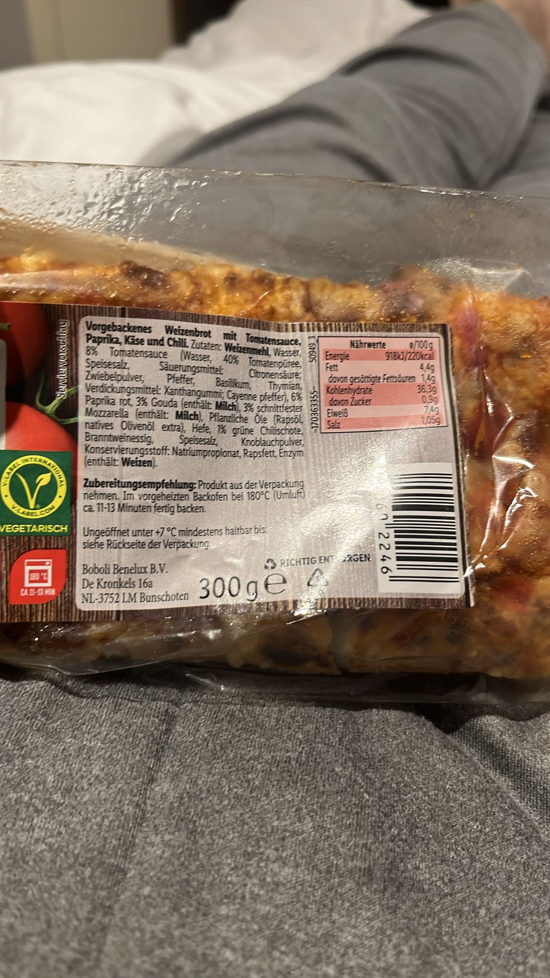 Vegetarische Paprika Pizza