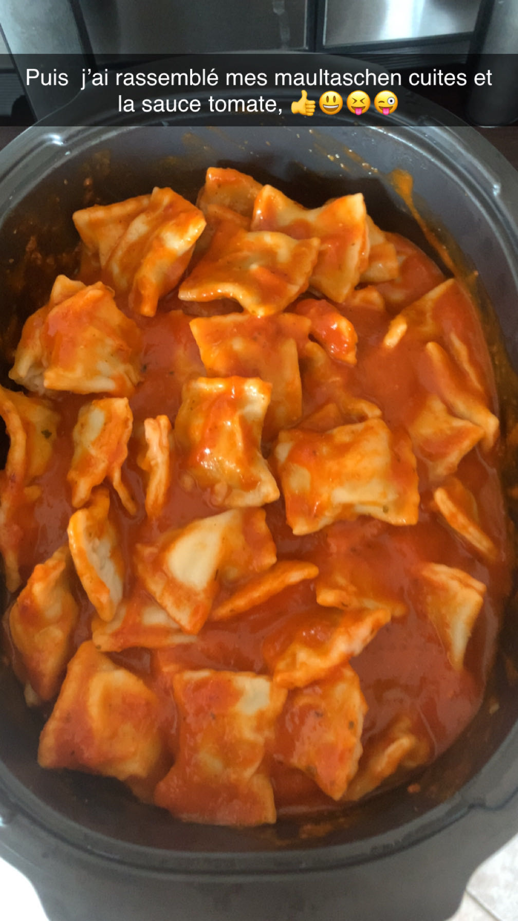Maultaschen sauce tomate