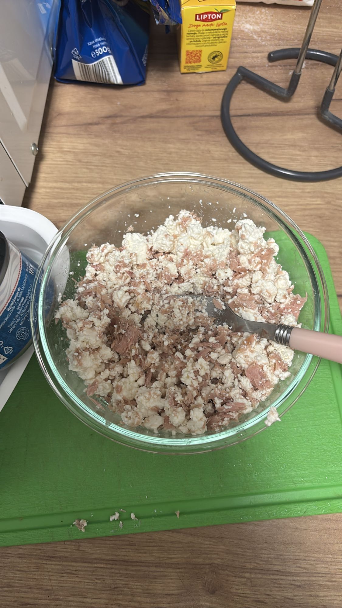 Twaróg z tuńczykiem