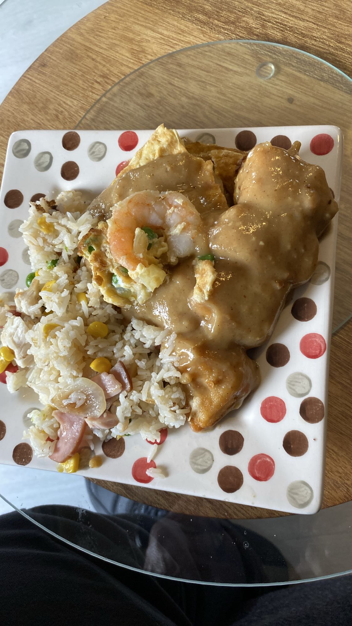 Shrimp Fried Rice & Tofu