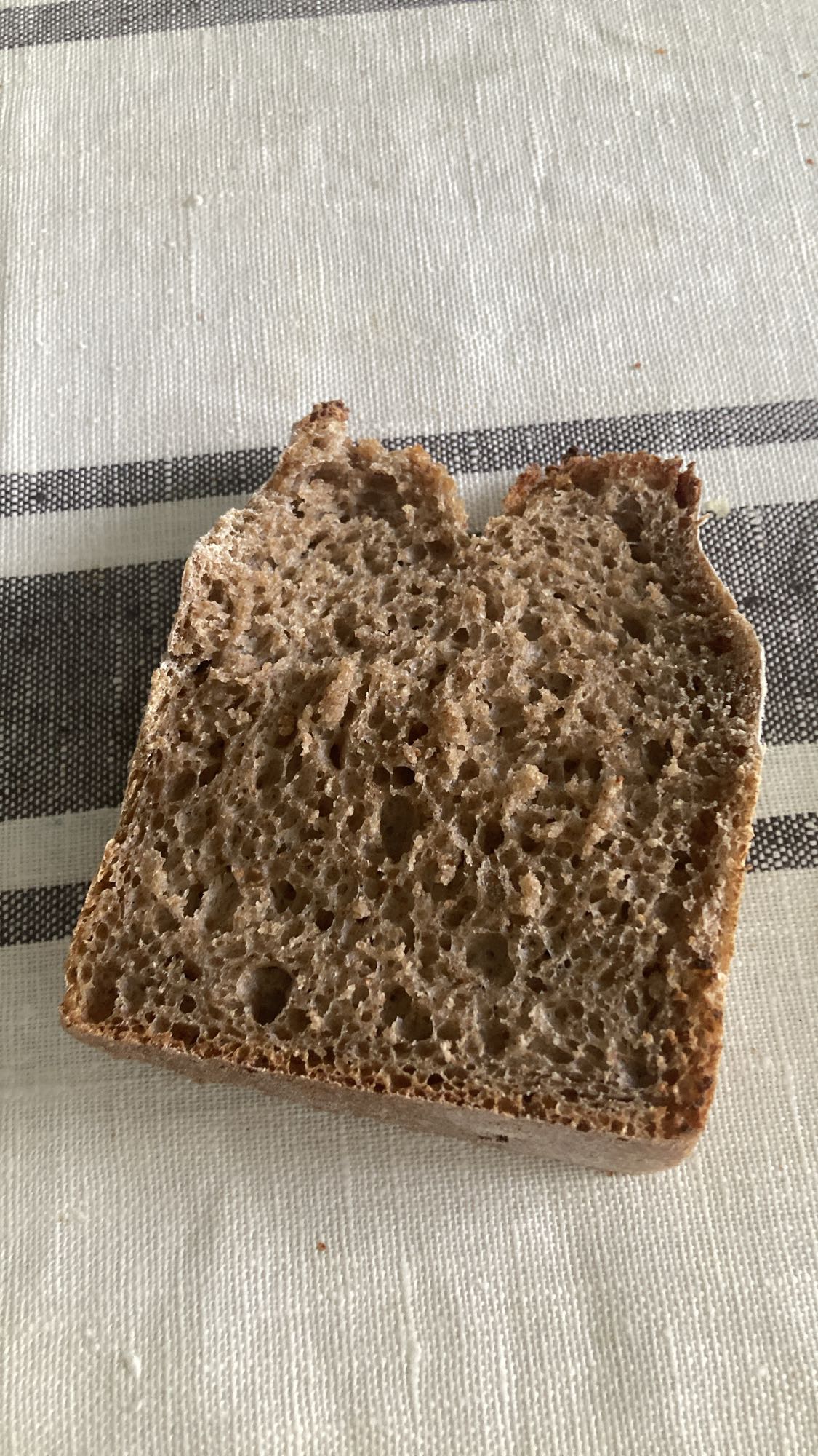 Tranche de pain complet