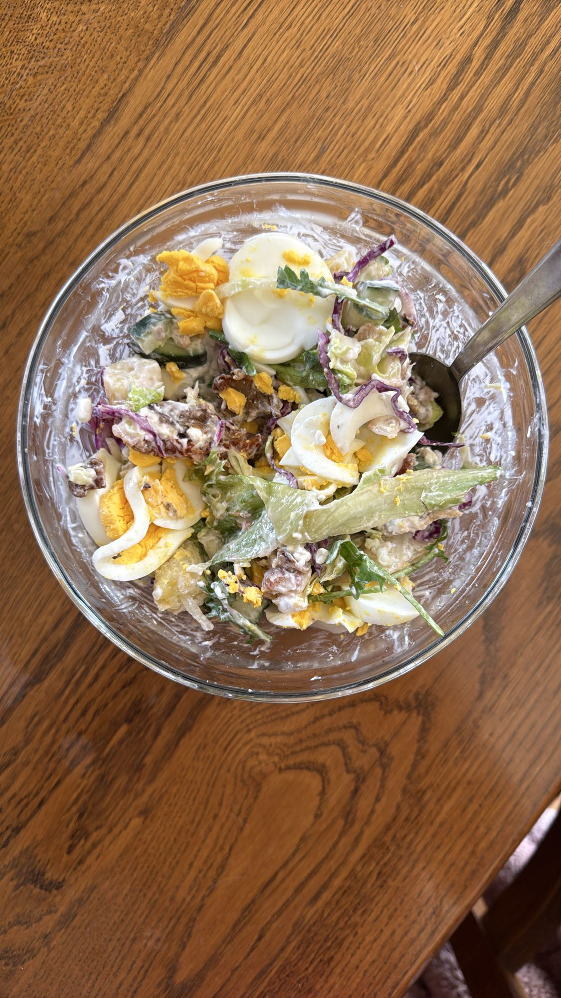 Egg Salad with Greens
