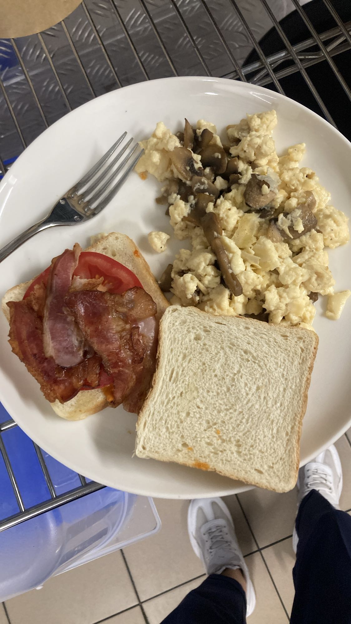 Bacon Egg Sandwich Plate