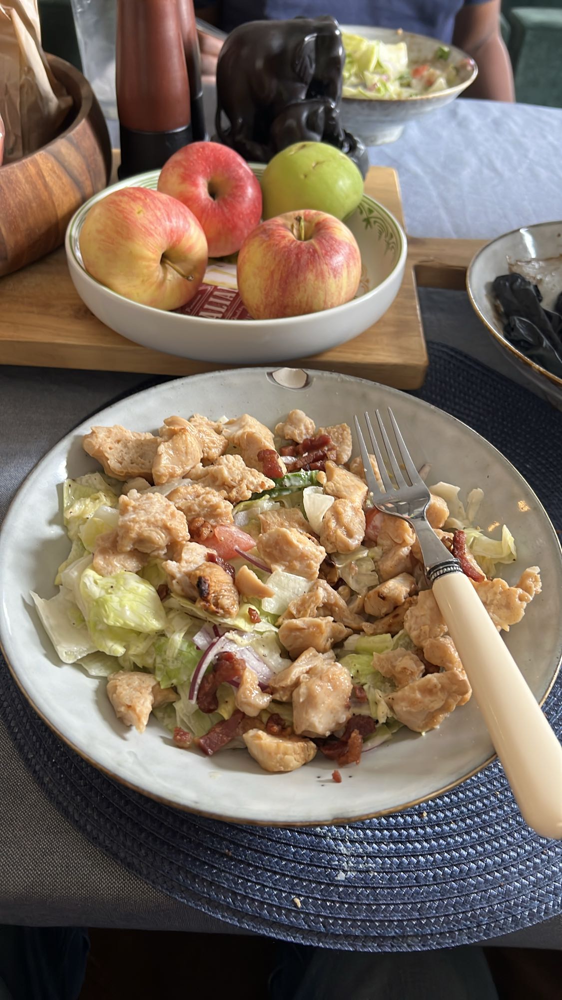 Kycklingsallad med bacon