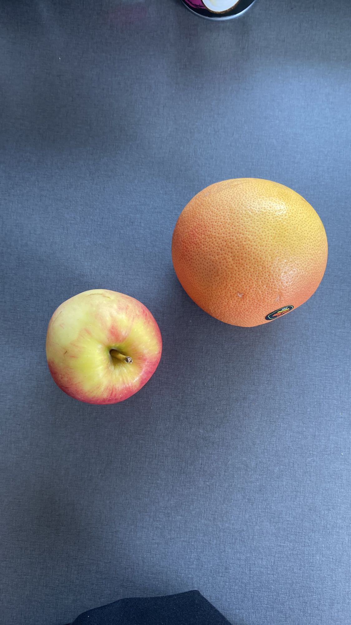 Äpple och grapefrukt