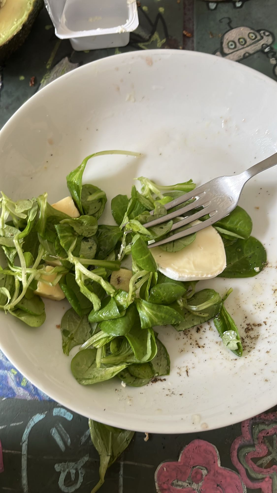 salade fromage avocat