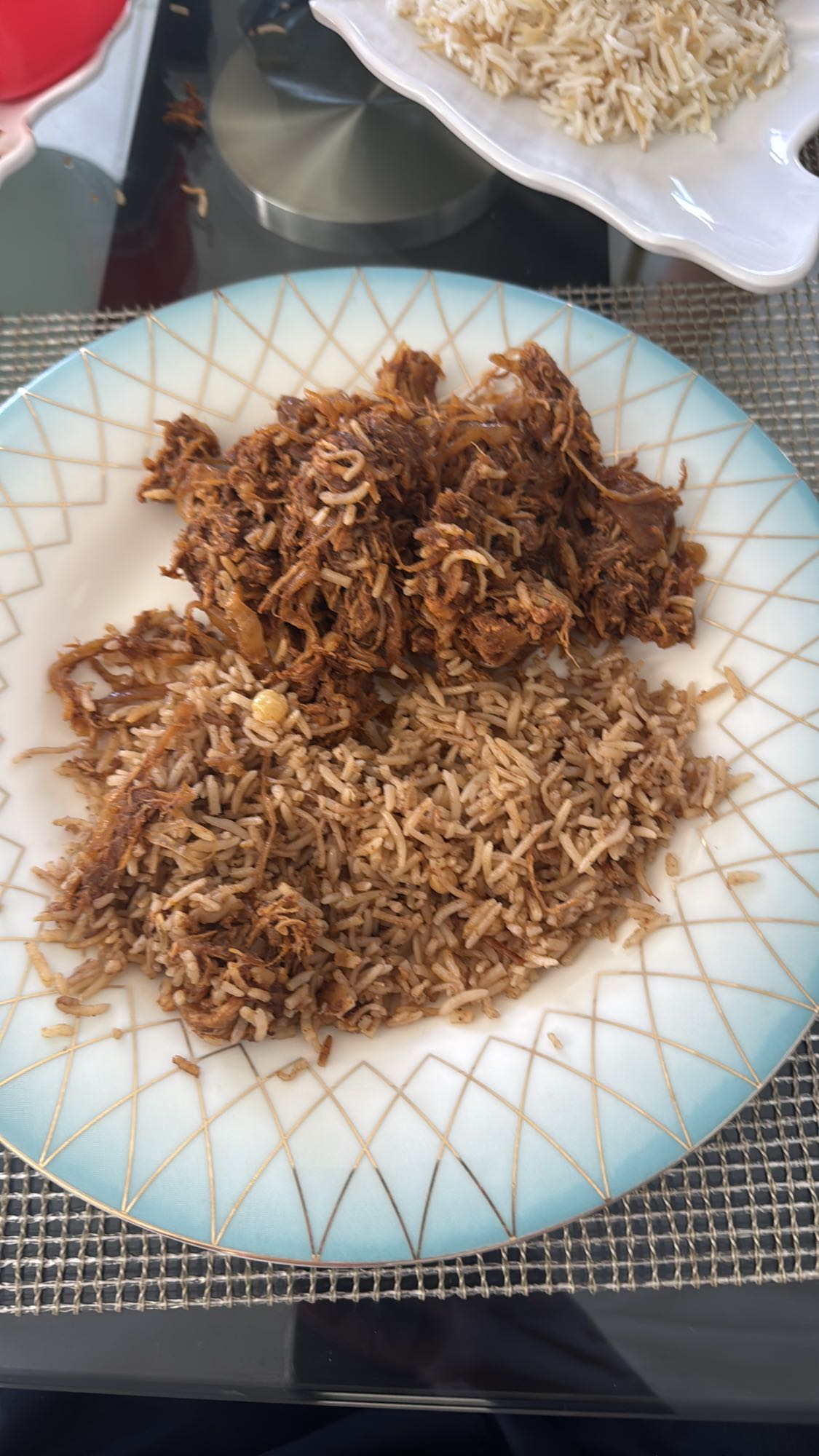 Spiced Rice with Shredded Meat