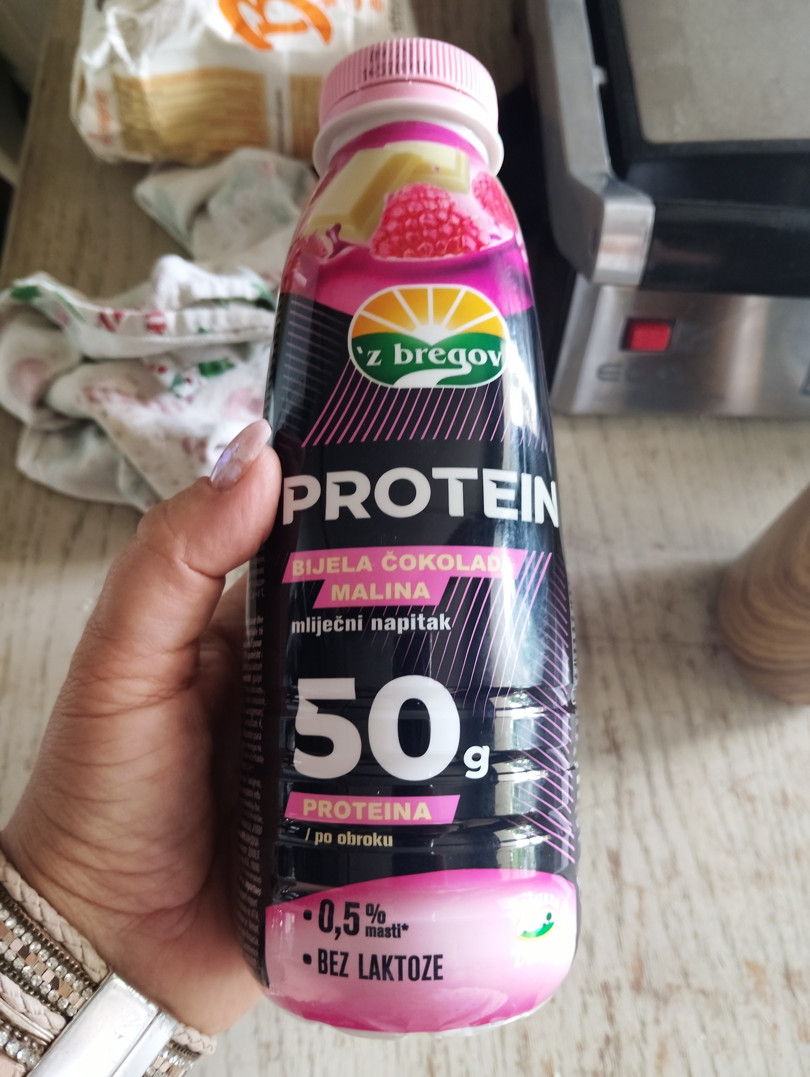 White Chocolate Raspberry Protein Drink