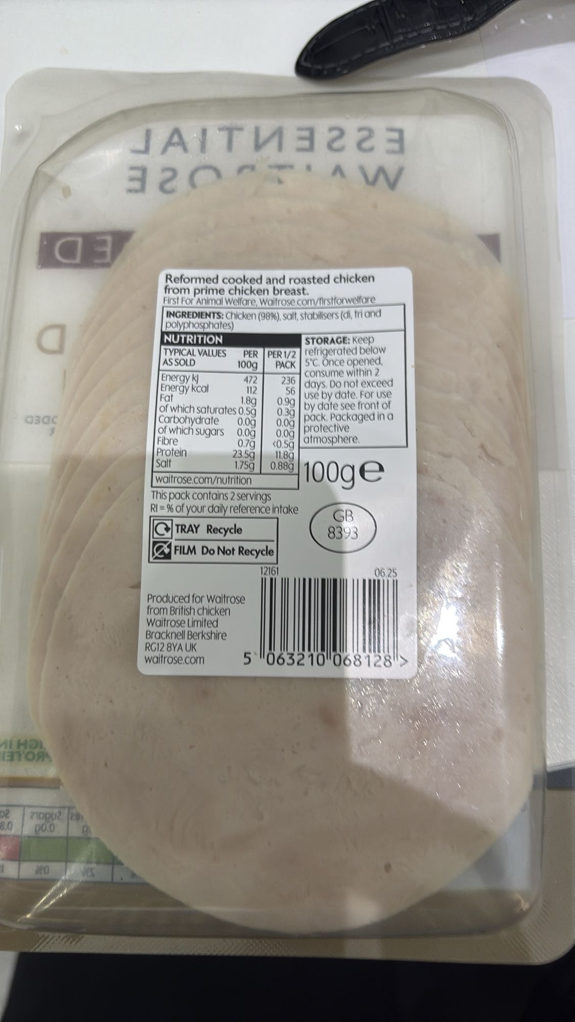 Roast Chicken Slices