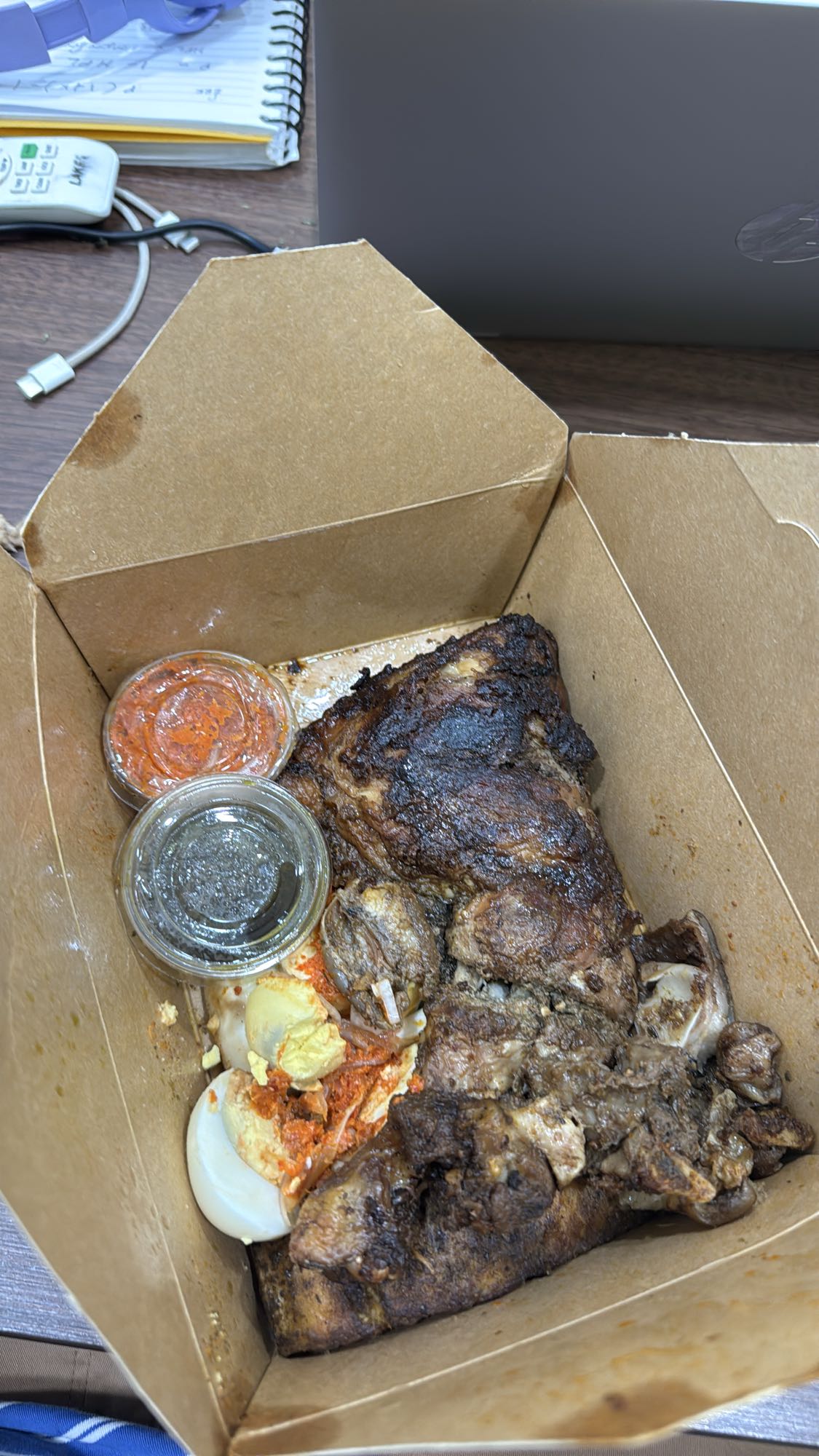 Grilled Chicken & Egg Box