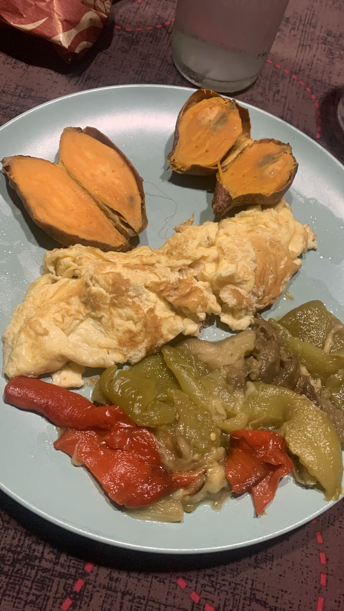 Tortilla con verduras